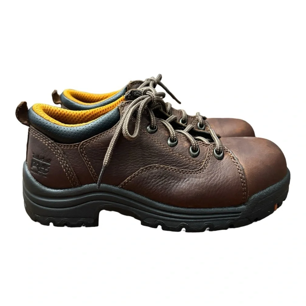 Timberland Pro TiTAN Casual Alloy Toe Work Shoe Supportive Leather Women’s 5.5